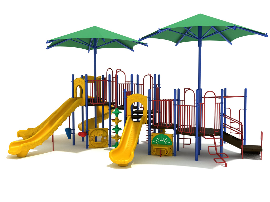 Hidden Beach Commercial Steel Play System - INSTALLED