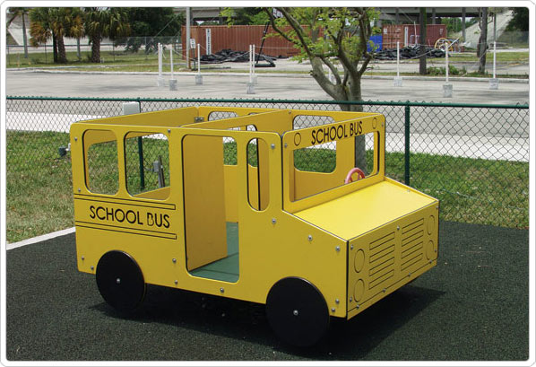 School bus Spring Bouncer- Installed (Copy)